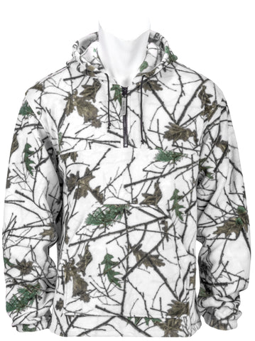 WOMEN'S SNOW FOREST CAMO CHAMBLISS 1/4 ZIP HOODIE