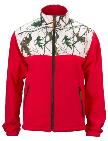 KIDS SNOW FOREST CAMO C-MAX FULL ZIP WIND JACKET