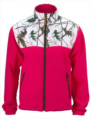 WOMEN'S SNOW FOREST CAMO C-MAX FULL ZIP WIND JACKET