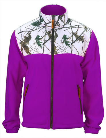 WOMEN'S SNOW FOREST CAMO C-MAX FULL ZIP WIND JACKET