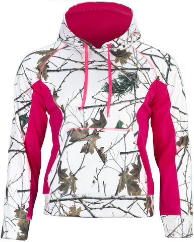 KIDS SNOW FOREST CAMO XRG SOFT SHELL HOODIE