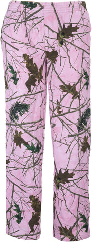 GIRLS PINK FOREST CAMO CAMBRILLO 4-POCKET SWEATPANTS