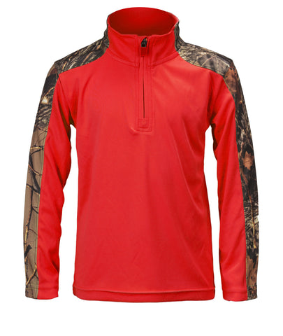 KIDS IMPULSE 4-WAY STRETCH 1/4 ZIP JACKET