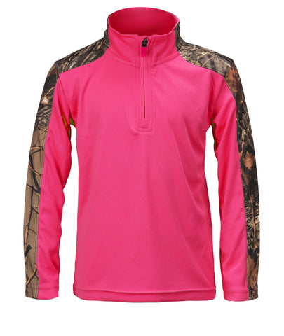 KIDS IMPULSE 4-WAY STRETCH 1/4 ZIP JACKET