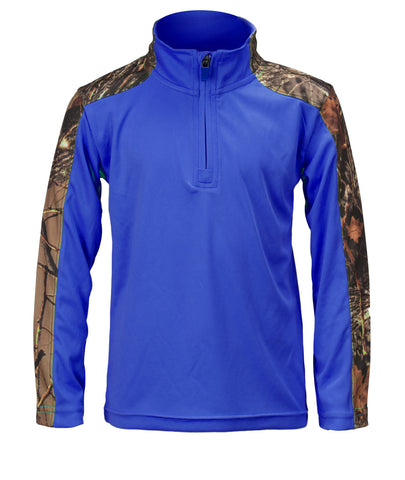 KIDS IMPULSE 4-WAY STRETCH 1/4 ZIP JACKET