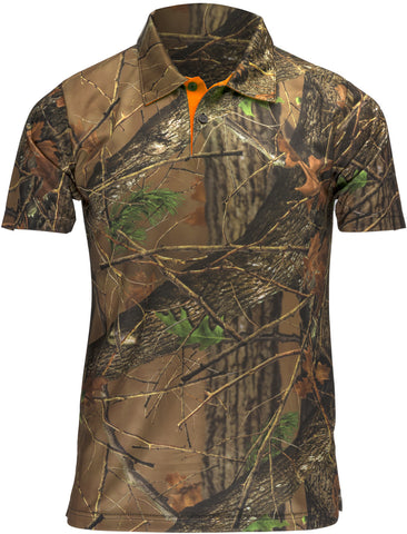 MEN'S CAMO PIQUE SHORT SLEEVE SHIRT