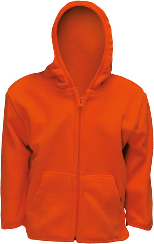 TODDLER BLAZE ORANGE EVERYDAY EASY FULL ZIP HOODIE