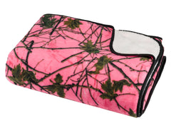 60x80 SOFT TOUCH REVERSIBLE CAMO BLANKET