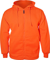 KIDS BLAZE ORANGE DOUBLE FLEECE HOODIE