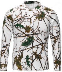 WOMEN'S SNOW FOREST CAMO DAYSOR LOUNGE PAJAMA TOP
