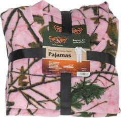 WOMEN'S PINK CAMO DAYSOR PULLOVER 2PC PAJAMA SET