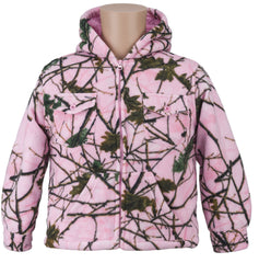 KIDS CAMO THURMOND SHERPA  LINED JACKET