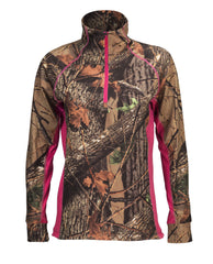 WOMEN'S CAMO IMPULSE 4-WAY STRETCH 1/4 ZIP JACKET