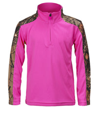 TODDLER CAMO IMPULSE 4-WAY STRETCH 1/4 ZIP JACKET