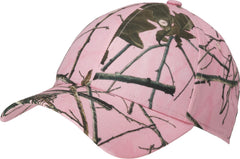 WOMEN'S PINK FOREST CAMO CAP