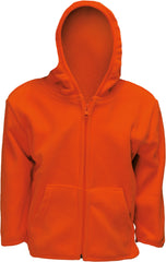 TODDLER BLAZE ORANGE EVERYDAY EASY FULL ZIP HOODIE