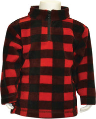 TODDLER PLAID EVERYDAY EASY 1/4 ZIP PULLOVER