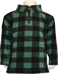 INFANT PLAID EVERYDAY EASY 1/4 ZIP PULLOVER