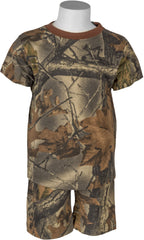 TODDLER CAMO SHORT TEE AND PANTS COMBO
