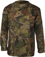 MEN'S CAMO COTTON LONG SLEEVE T-SHIRT