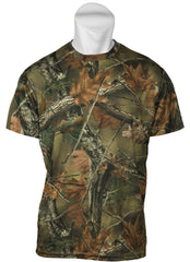 WOMEN'S CAMO ACTIVE PERFORMANCE SHORT SLEEVE T-SHIRT